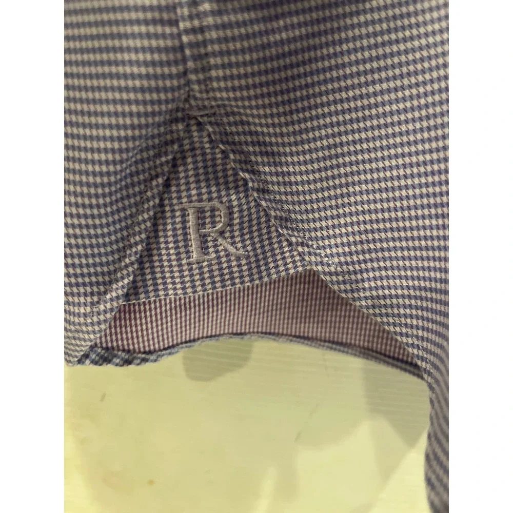 Rochester Egyptian Cotton NonDress Shirt Striped Long Sleeve Men's Size 22 34/35